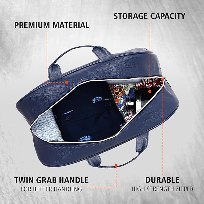 Nautica - Leatherette Duffel Bag