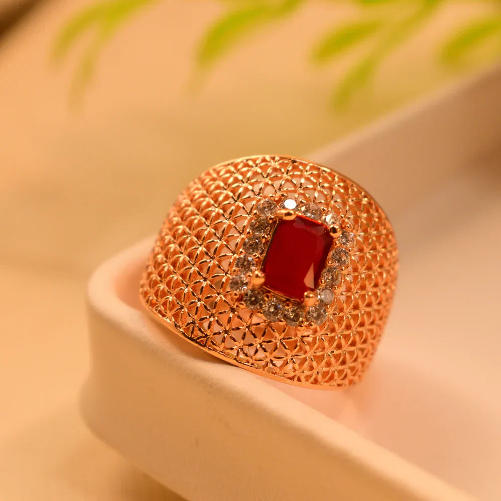 Zircon Stone Ring